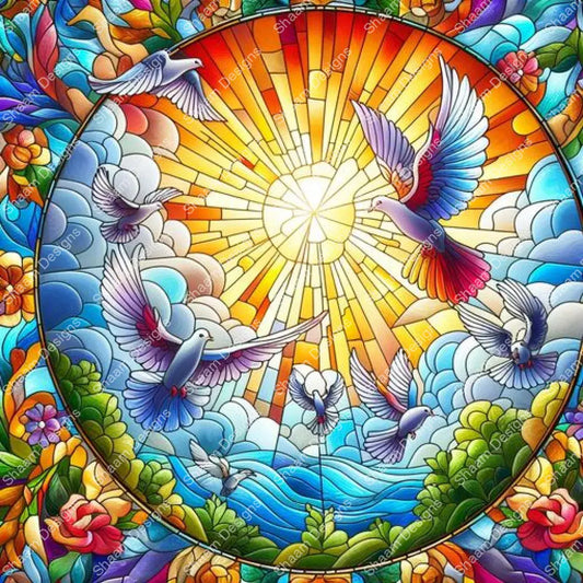 56 Stained Glass Joy And Hope Vinyl Wraps