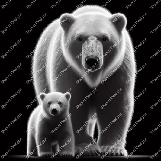 22 Black & White Polor Vinyl Wraps