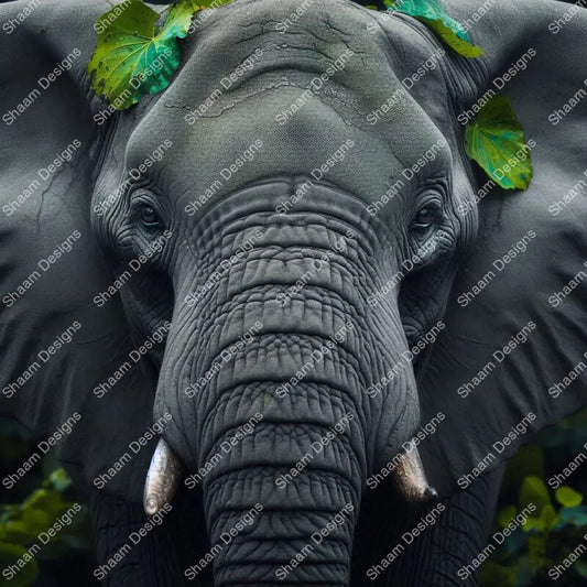 12 Elephant Up Close Vinyl Wraps