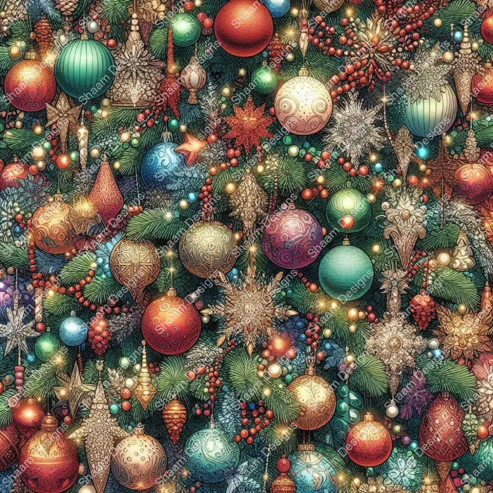 62 Ornament Sparkle Vinyl Wraps