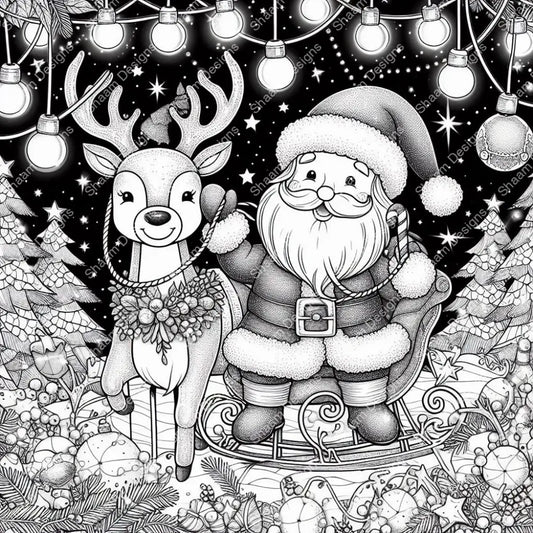 62 Santa Reindeer Vinyl Wraps