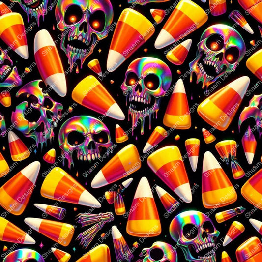 62 Skull Drip Vinyl Wraps