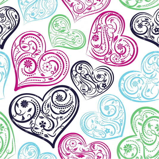 70 Hearts Vinyl Wraps