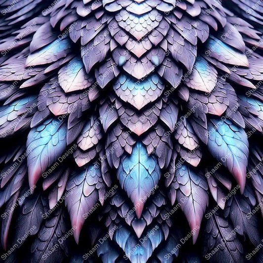 68 GO Purple Scale Vinyl Wraps