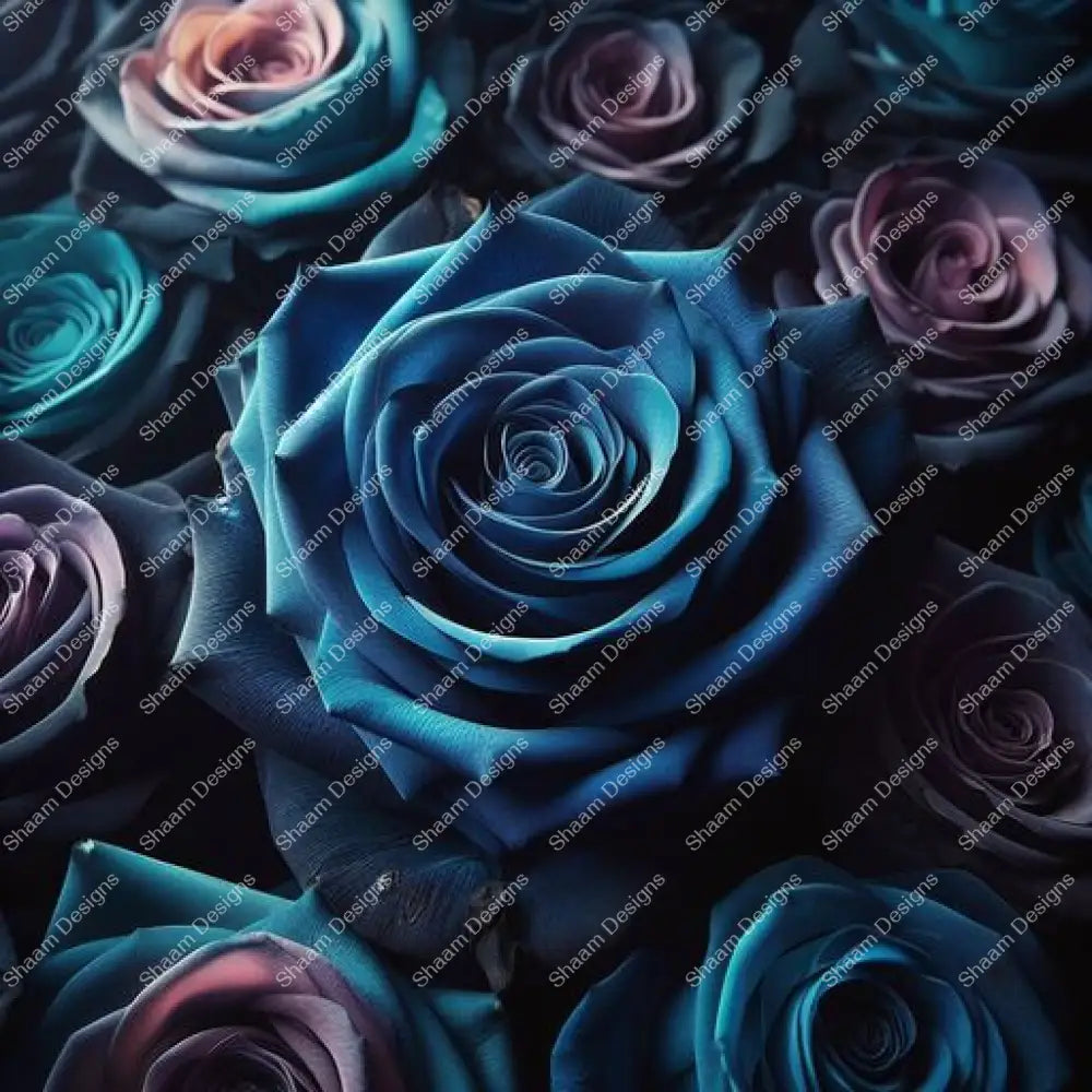 7 Colorful Roses Vinyl Wraps