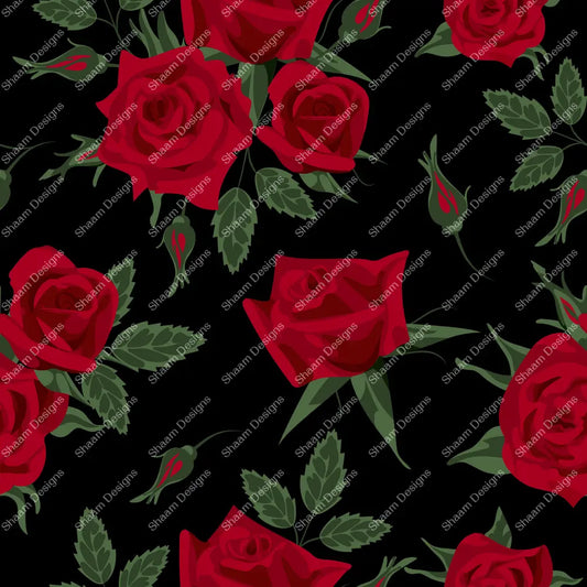 7 Faux Rose Vinyl Wraps