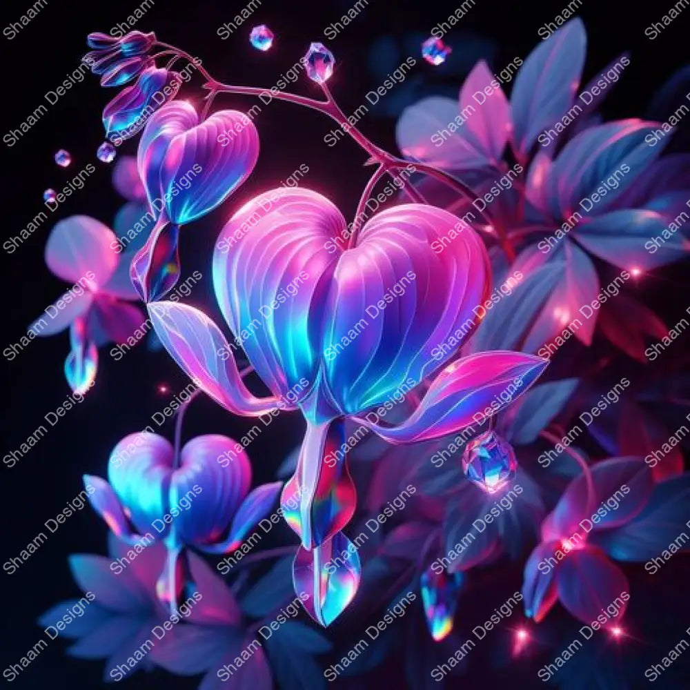 6 Diamond Heart Vinyl Wraps