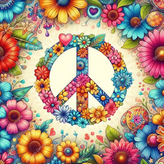 70 Floral Peace Vinyl Wraps