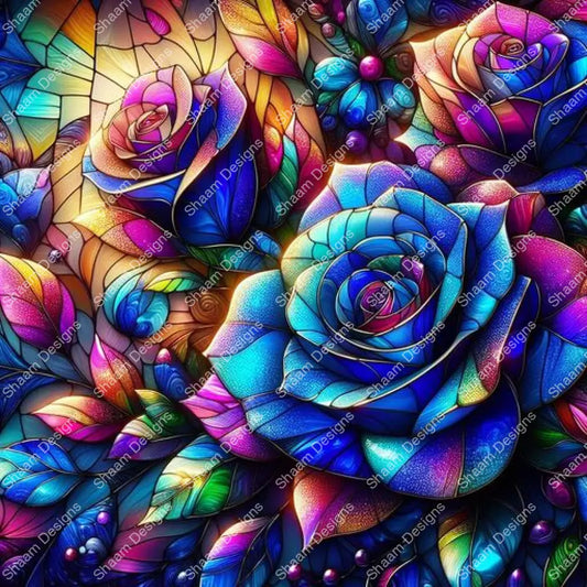 7 Glacier Glass Garden Vinyl Wraps