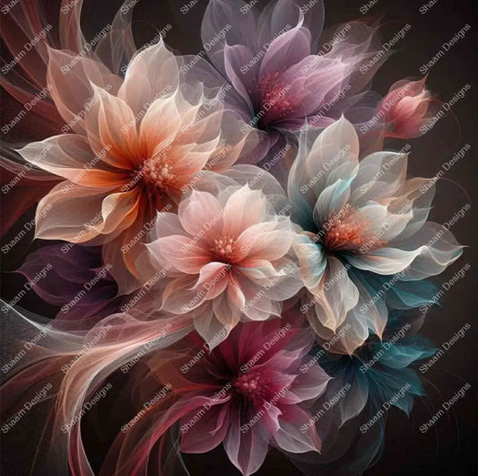 70 Go Floral Flow Vinyl Wraps