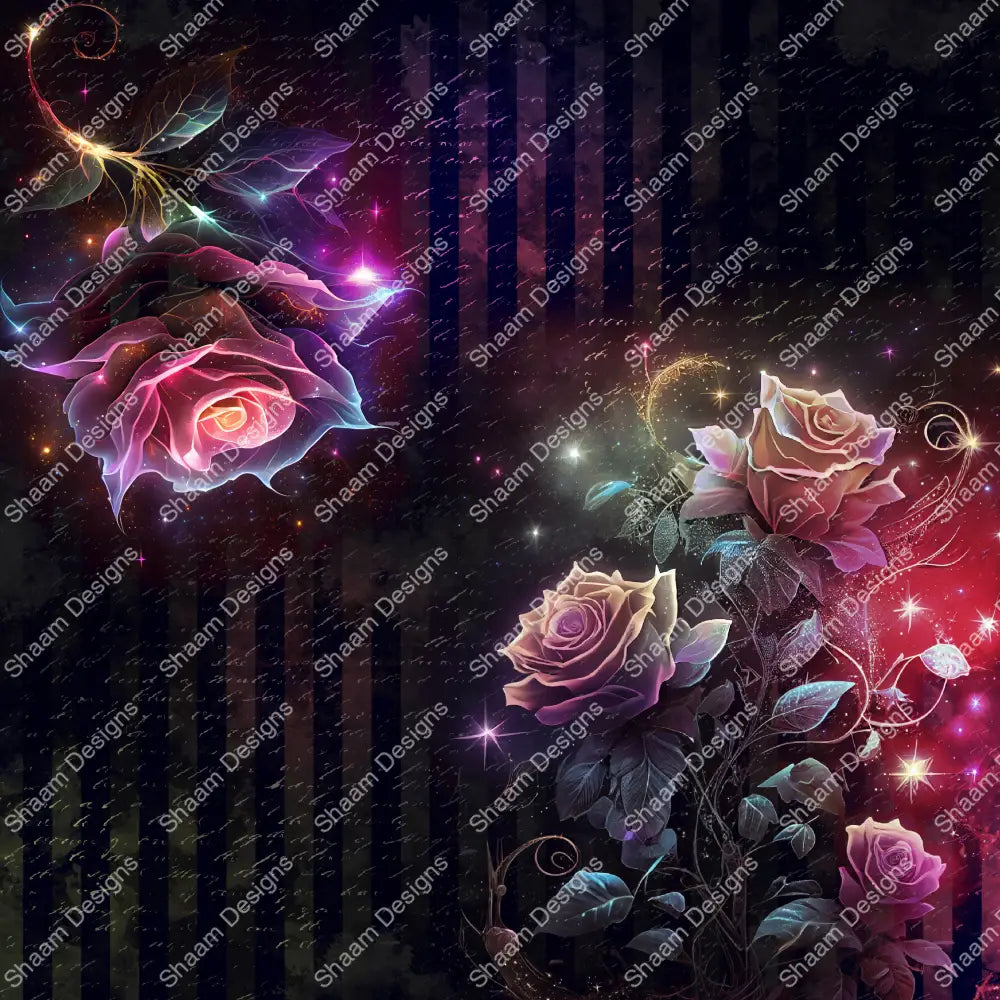 7 Rose Glow Vinyl Wraps