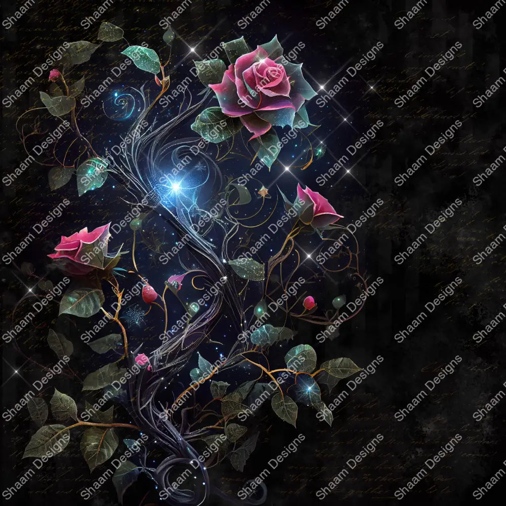 7 Rose Vine Vinyl Wraps