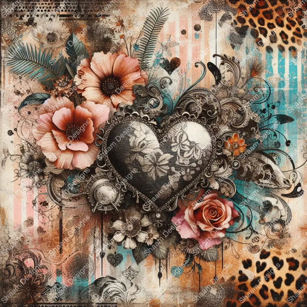 70 Rustic Rose Vinyl Wraps