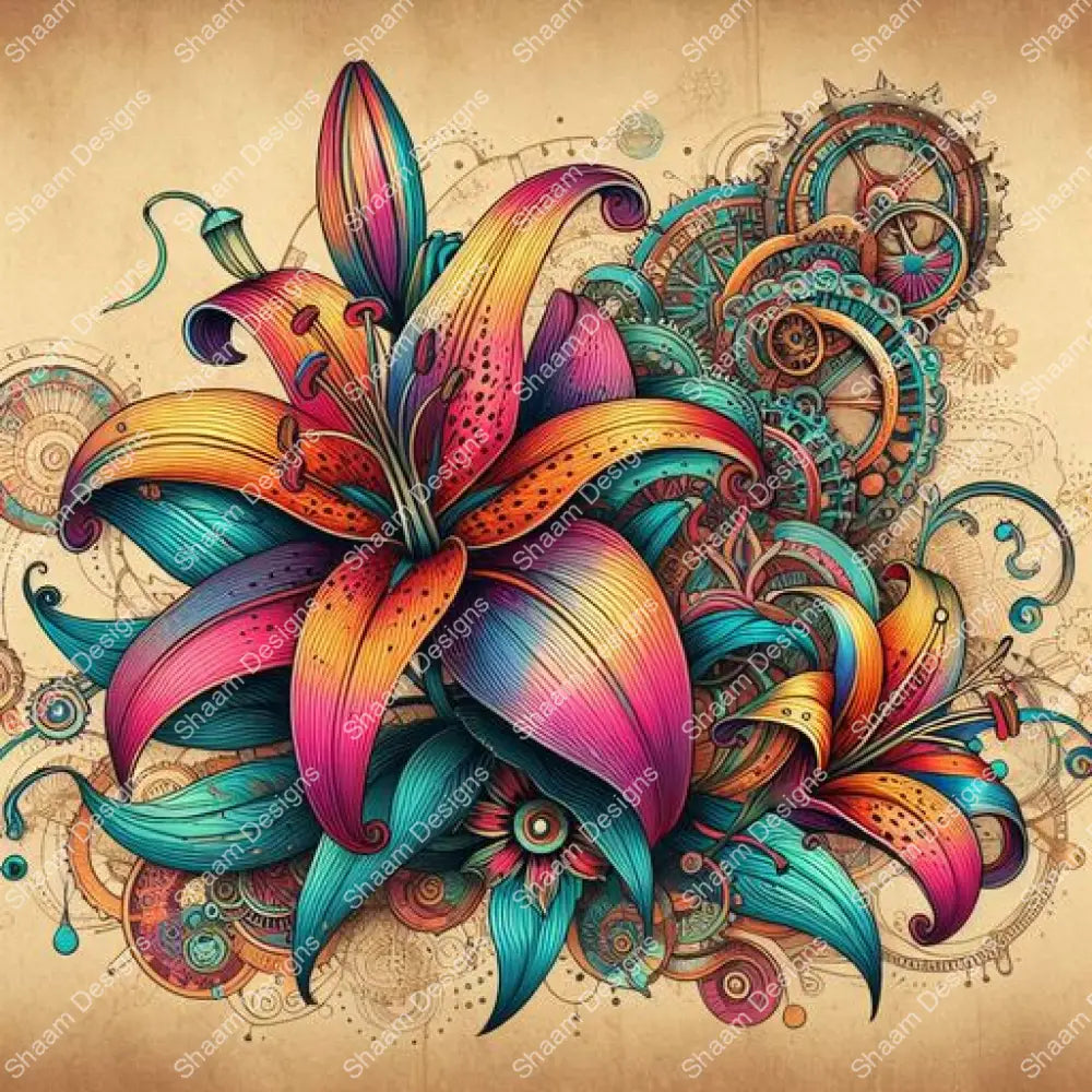 55 Tigerlily Tango Vinyl Wraps