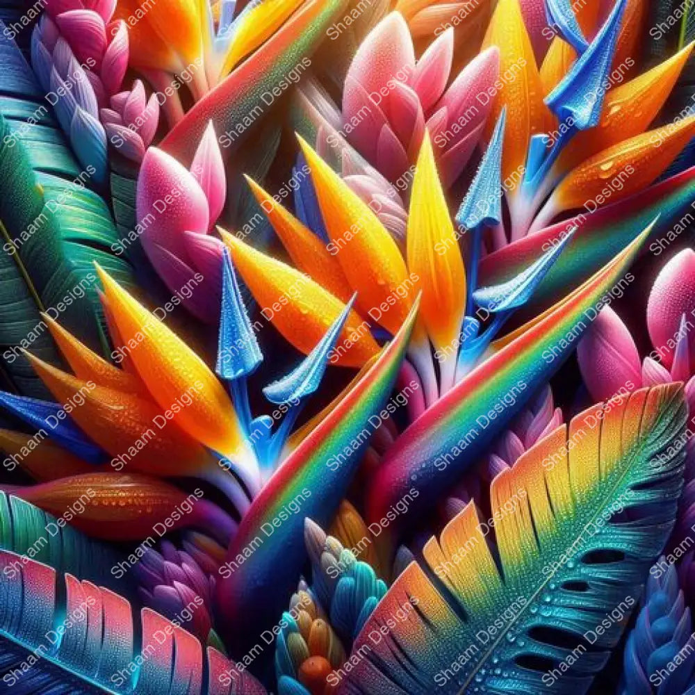 32 Tropical Echo Vinyl Wraps