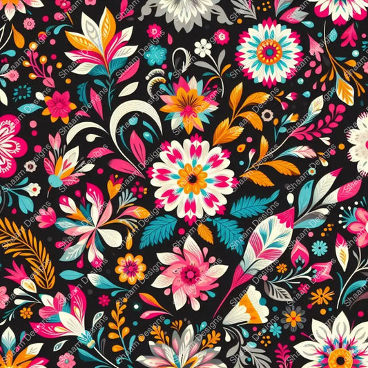 70 Whimsy Blooms Vinyl Wraps