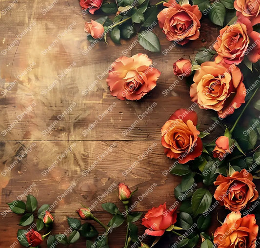 7 Wood Rose01 Vinyl Wraps