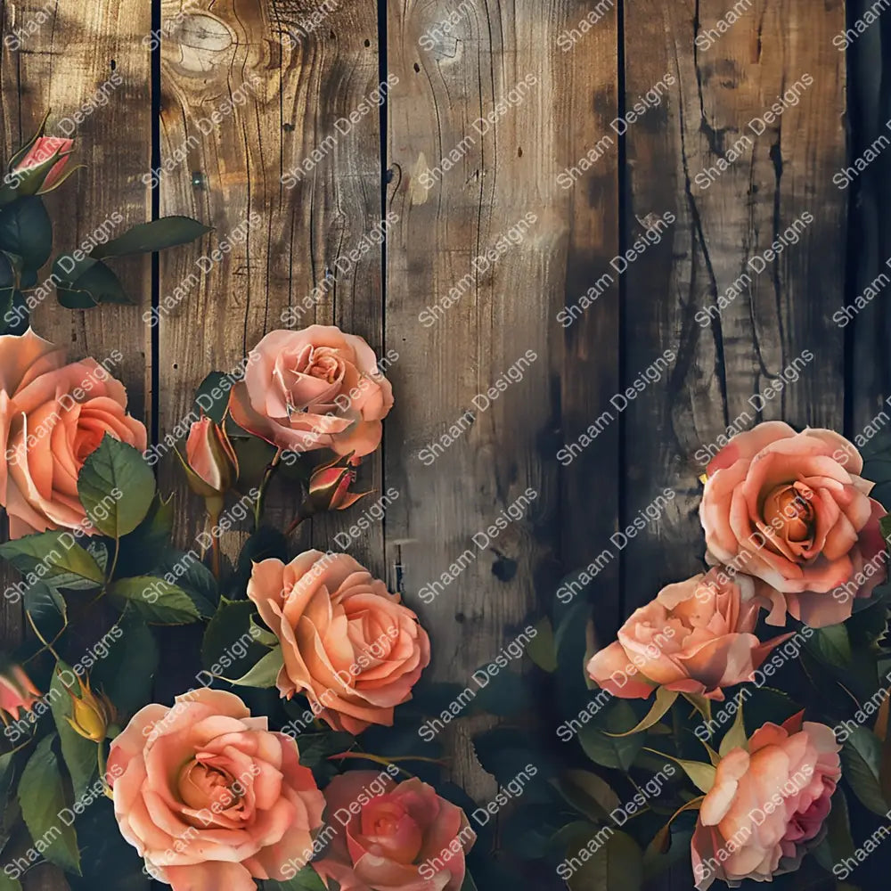 7 Wood Rose02 Vinyl Wraps