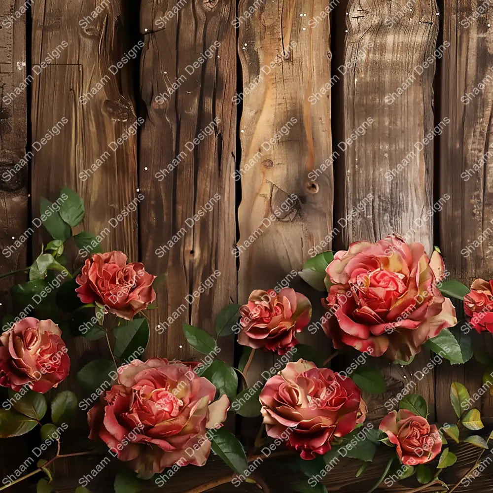 7 Wood Rose03 Vinyl Wraps