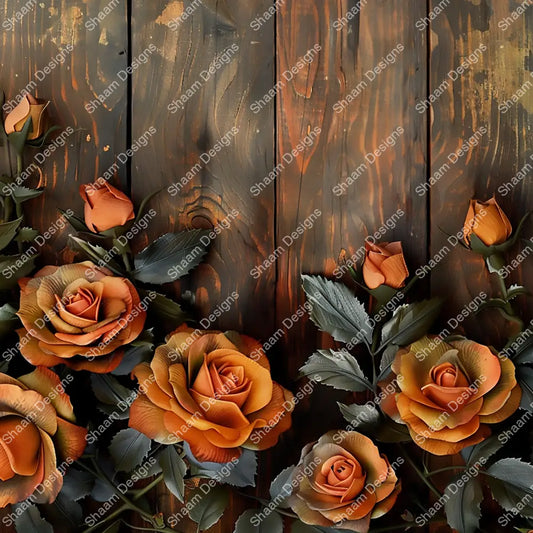 7 Wood Rose04 Vinyl Wraps