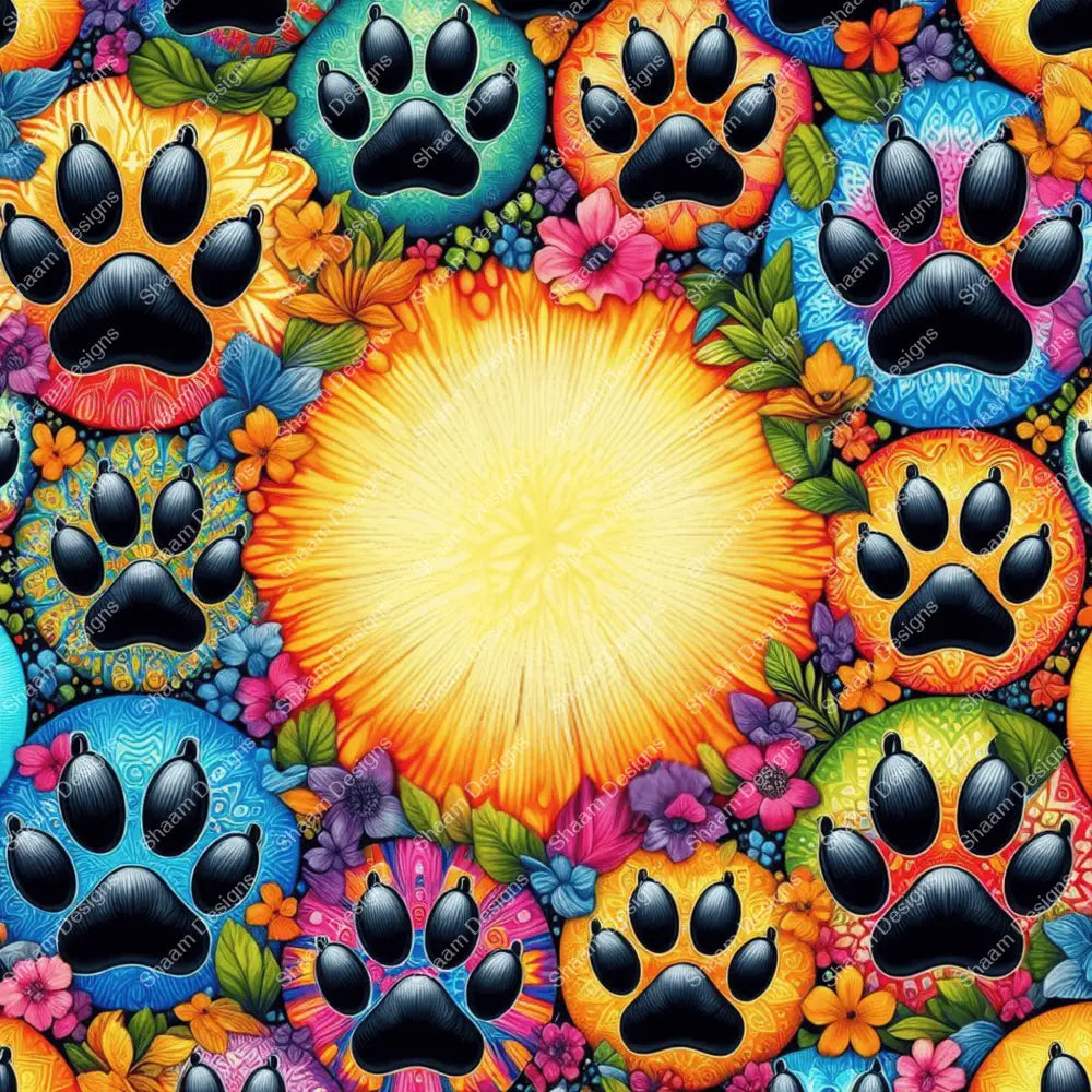 8 Paw Some Pattern Photo Vinyl Wraps