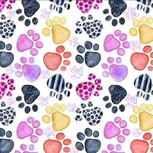 8 Paws of Love Vinyl Wraps