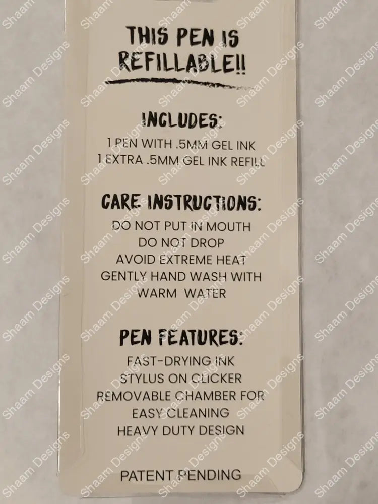 Stainless Steel Gel Pen Pens